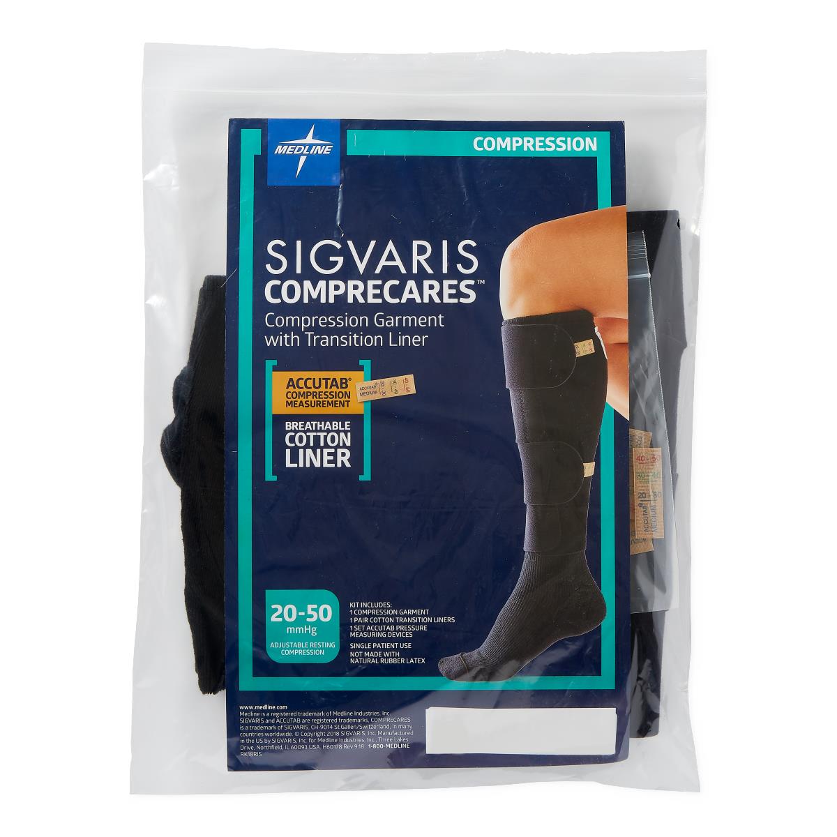 Compream For Compression Medline COMPRECARES Reusable Compression Garment Kits