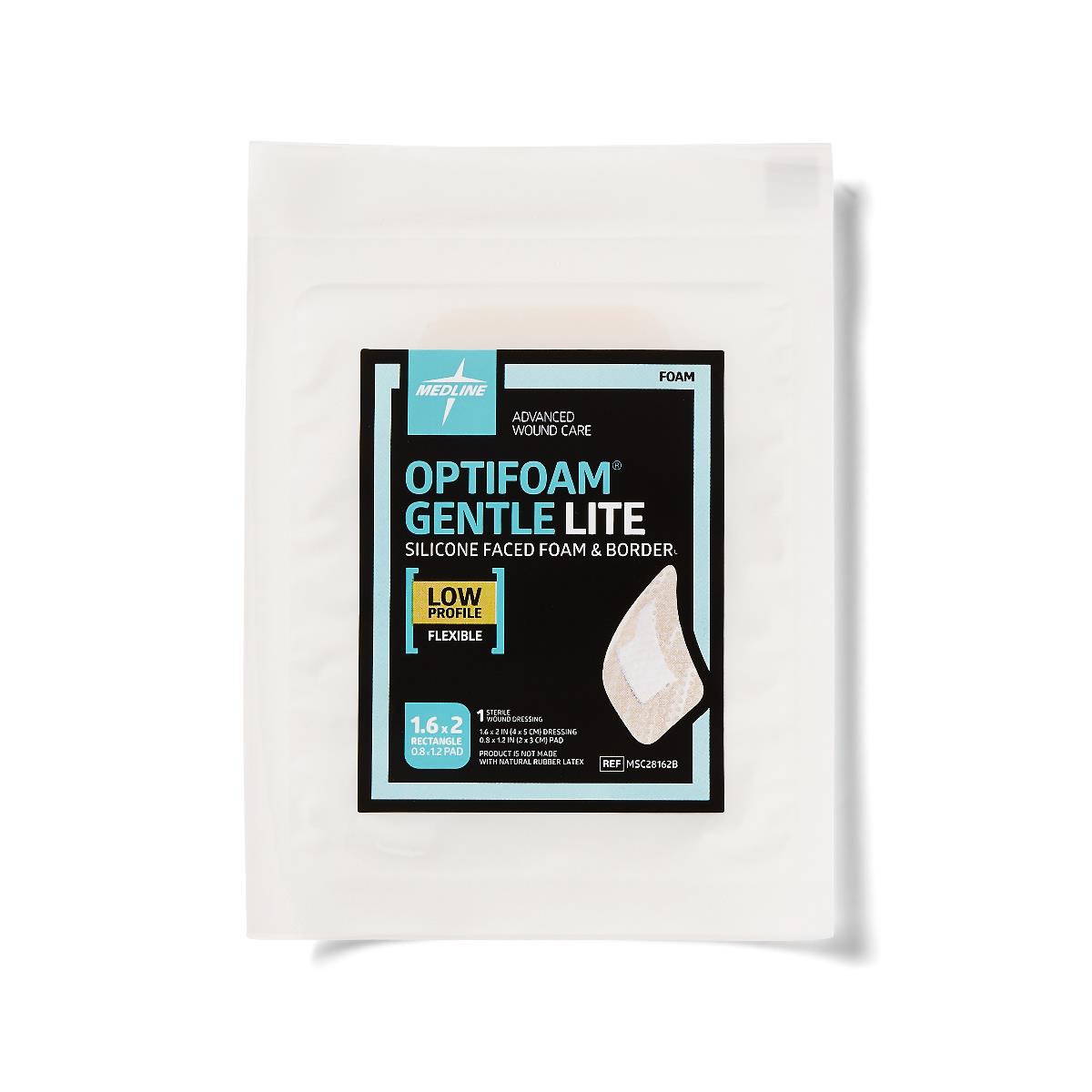 Medline Optifoam Gentle Lite Foam Wound Dressings