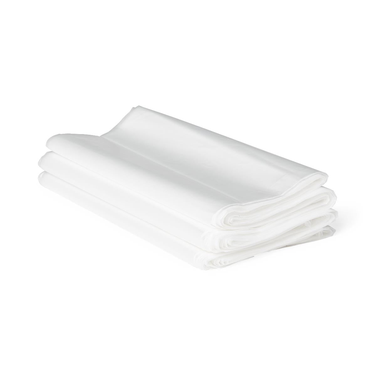Medline Clear HDPE Trash Can Liners