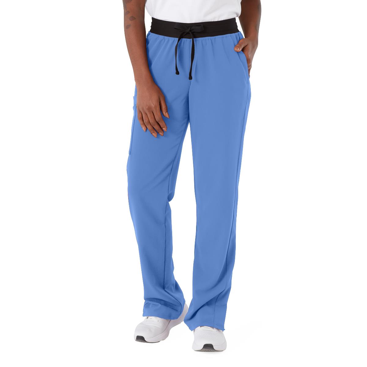 Medline Varick AVE Women's Midrise 6-Pocket Scrub Pants - Tall Length (Style 4913)