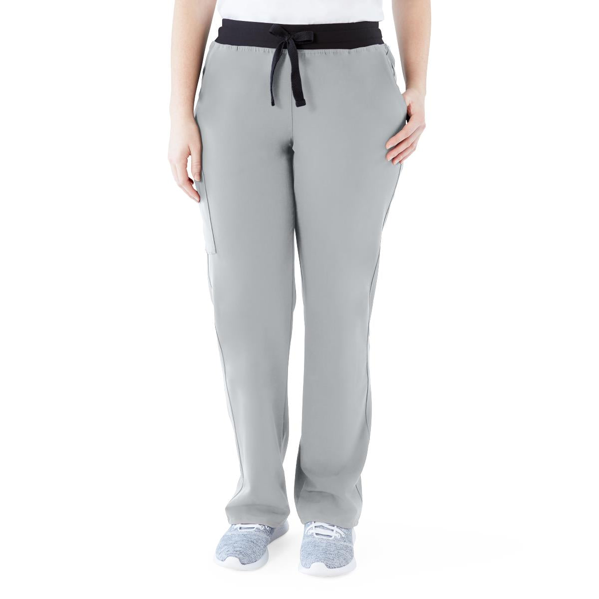 Medline Varick AVE Women's Midrise 6-Pocket Scrub Pants - Petite Length (Style 4913)
