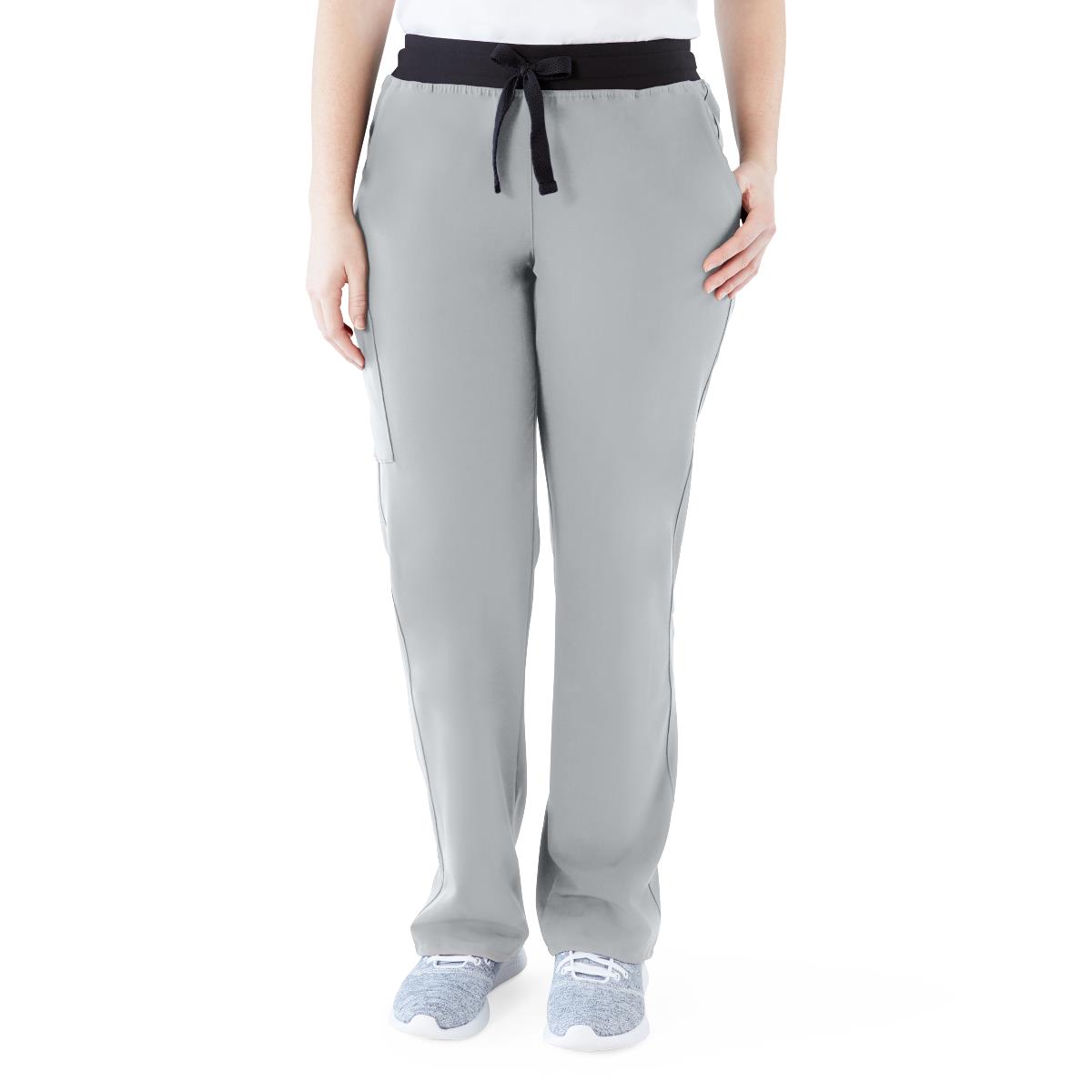 Medline Varick AVE Women's Midrise 6-Pocket Scrub Pants - Petite Length (Style 4913)