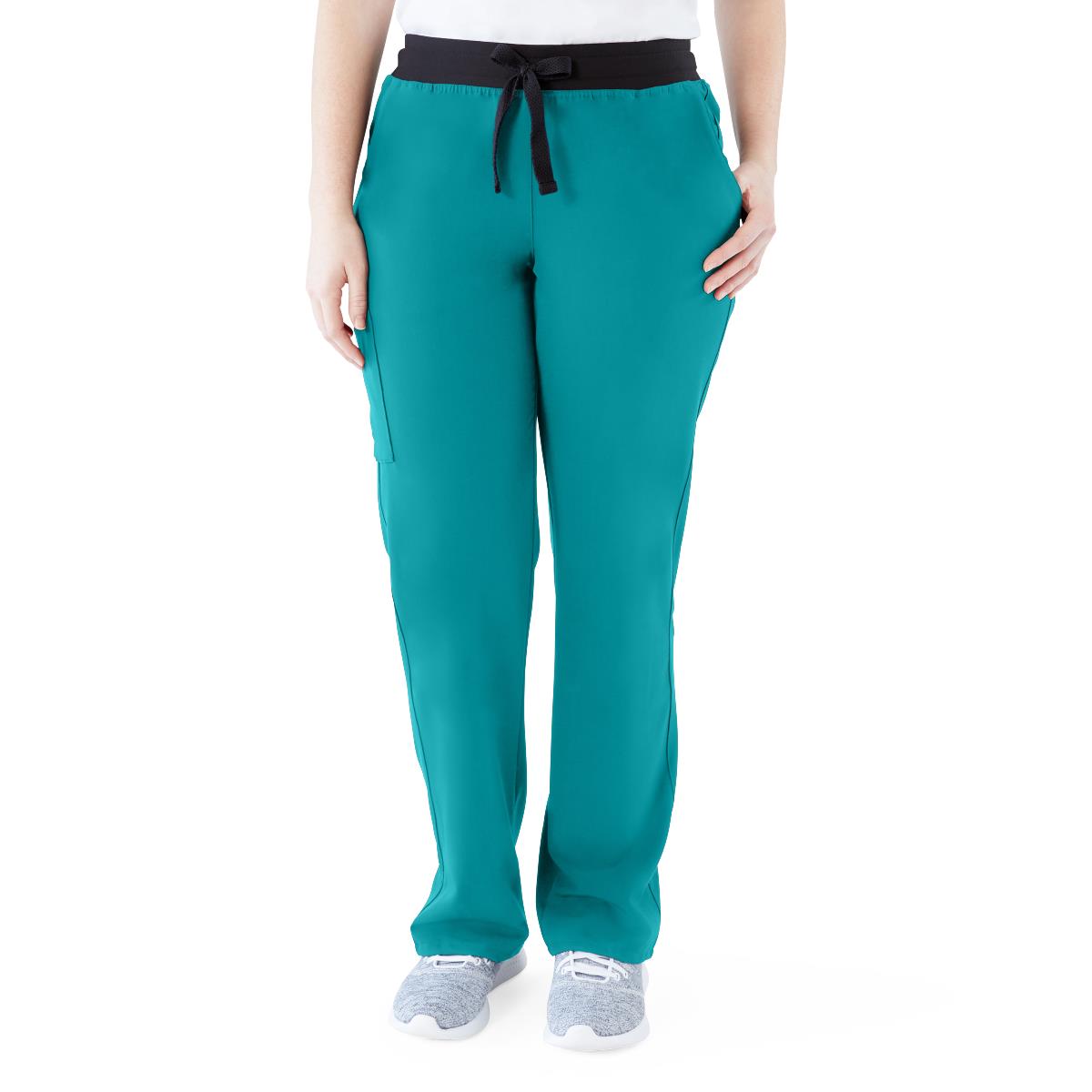 Medline Varick AVE Women's Midrise 6-Pocket Scrub Pants - Regular Length (Style 4913)