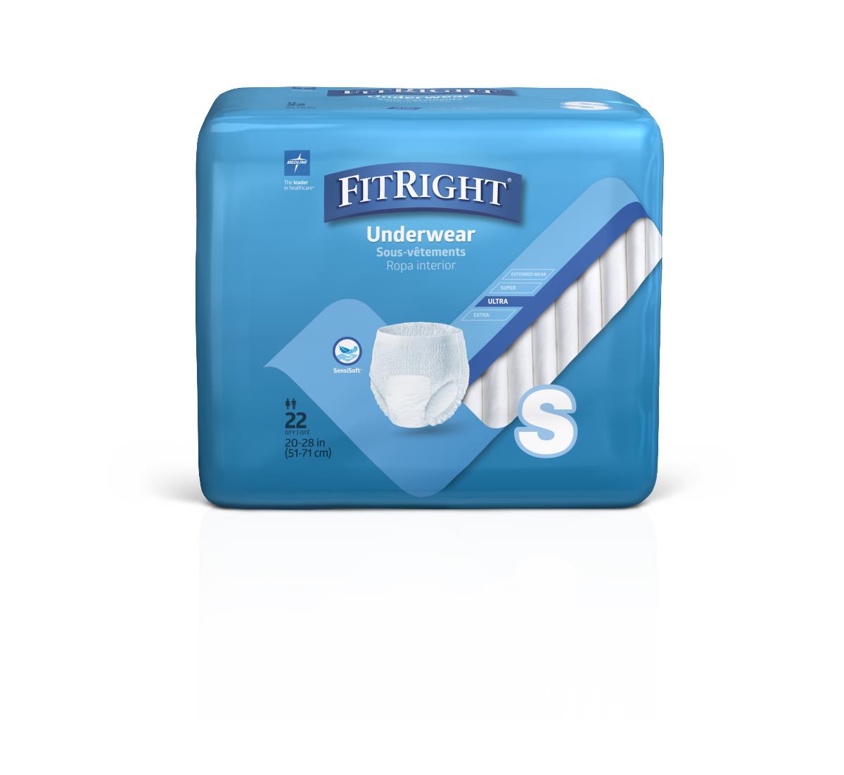 Medline FitRight Ultra Adult Incontinence Underwear