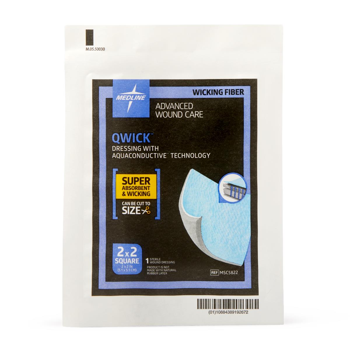 Medline Qwick Nonadhesive Superabsorbent Wound Dressings