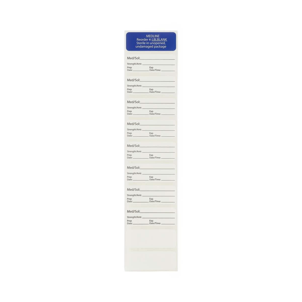 Medline Sterile Blank Surgical Labels and Utility Markers