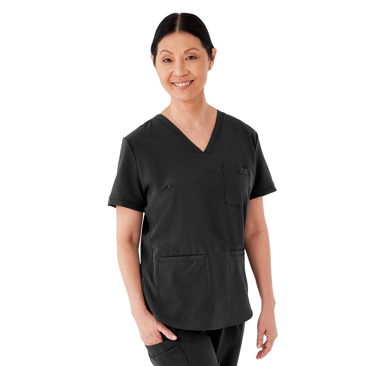 Medline Lexington AVE Women's 3-Pocket Scrub Tops (Style 4802) - Olive Green
