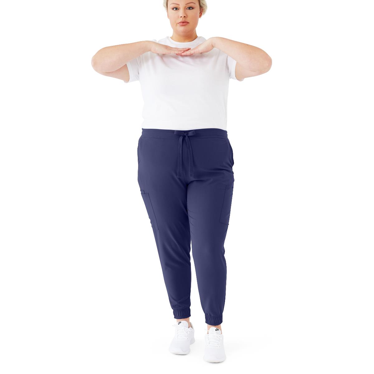 Medline First AVE Women's 7-Pocket Jogger Scrub Pants (Style 2544)