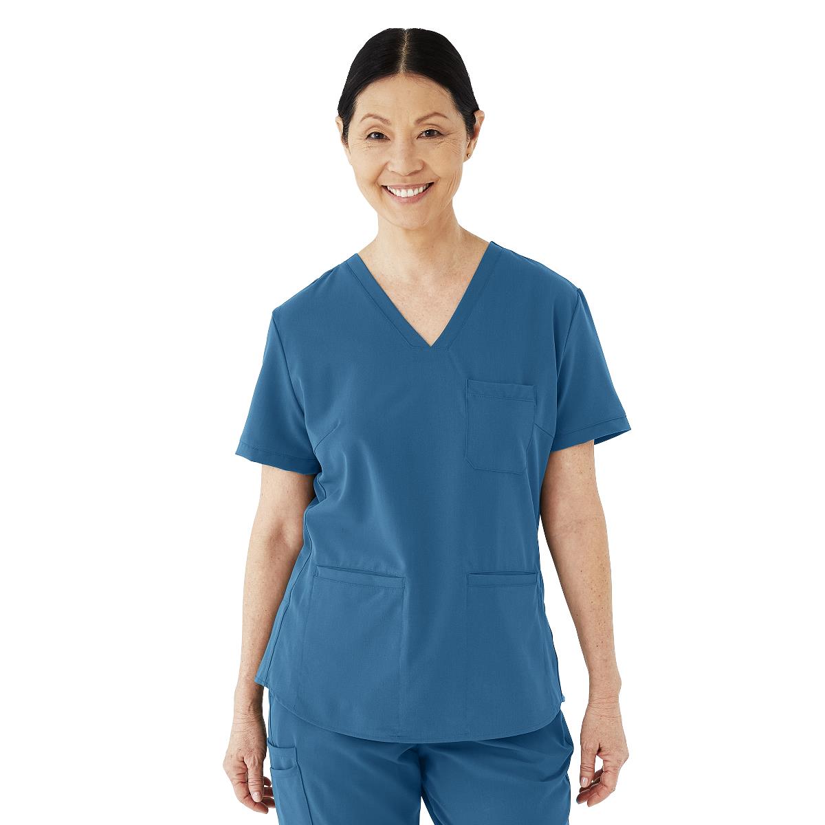Medline Lexington AVE Women's 3-Pocket Scrub Tops (Style 4802) - Khaki