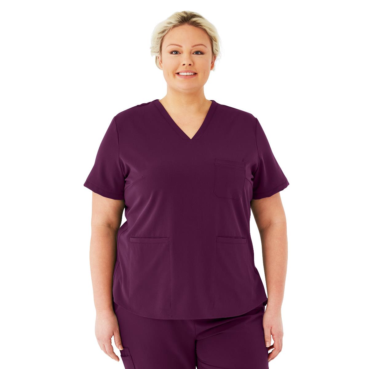 Medline Lexington AVE Women's 3-Pocket Scrub Tops (Style 4802) - Teal