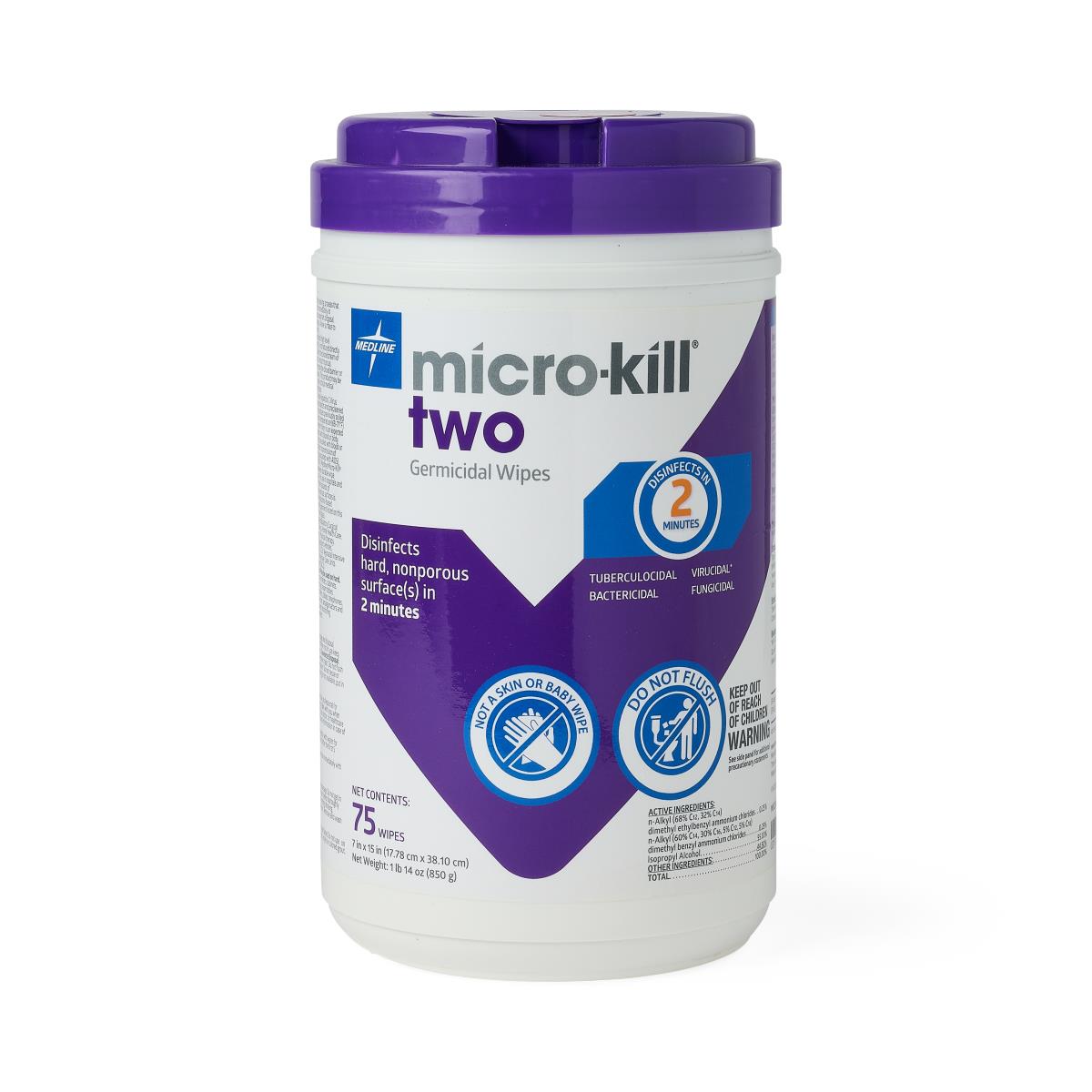 Medline Micro-Kill Two Wipes