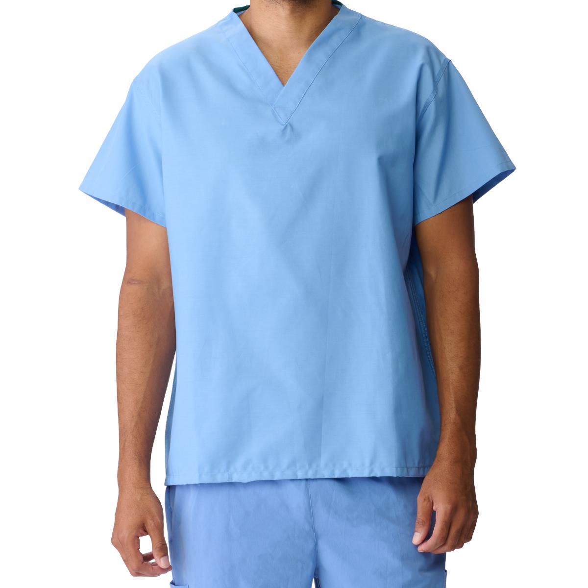Medline AngelStat Unisex Reversible No Pocket Scrub Tops (Style 612)