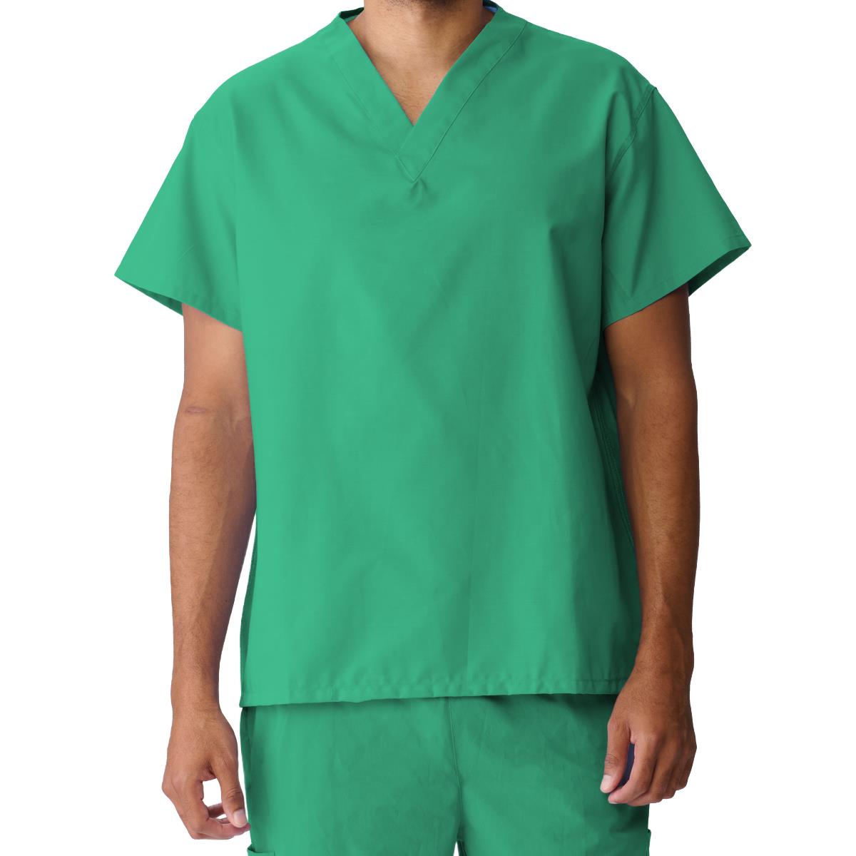 Medline AngelStat Unisex Reversible No Pocket Scrub Tops (Style 612)