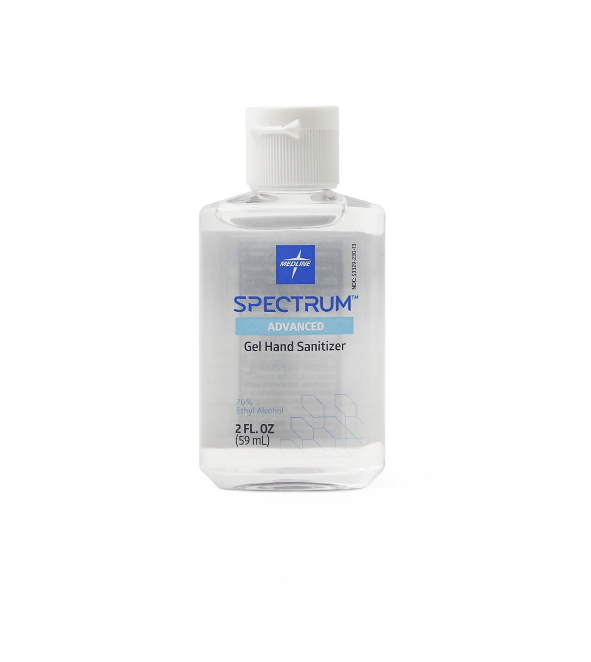 Medline Spectrum Advanced 70% Ethyl Alcohol Gel Hand Sanitizers