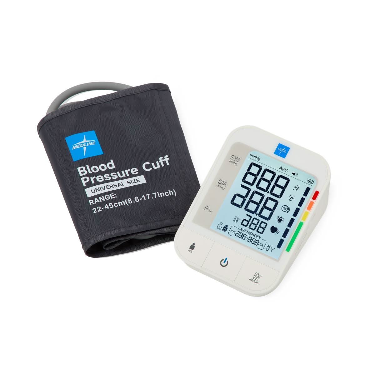 Medline Advanced Digital Blood Pressure Monitor with Talking Feature