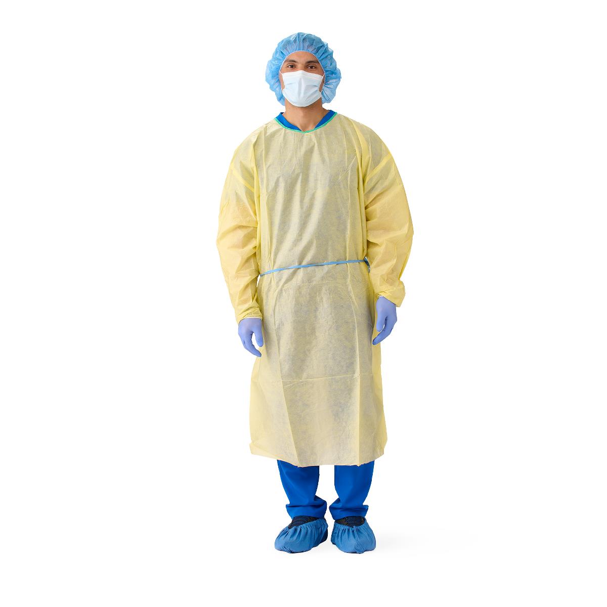 Medline Disposable AAMI Level 2 SMS Tape Tab Isolation Gown