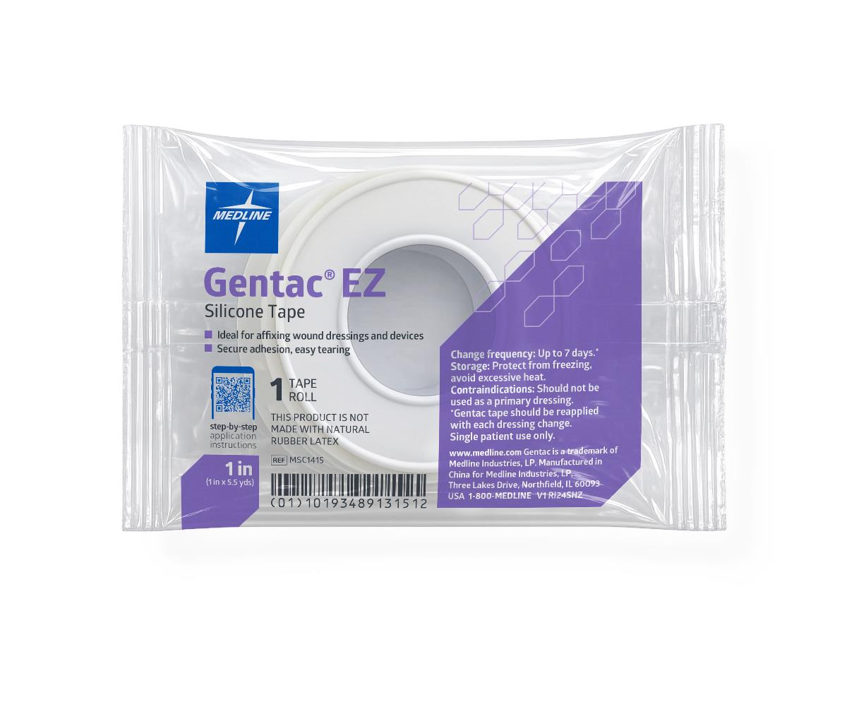 Medline Gentac EZ Silicone Fixation Tape