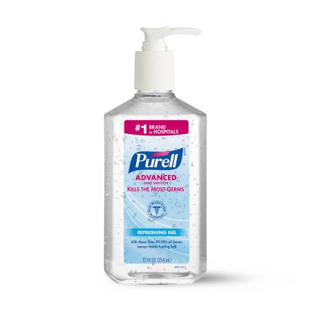 Medline Purell Advanced 70% v/v Ethyl Alcohol Gel Hand Sanitizers