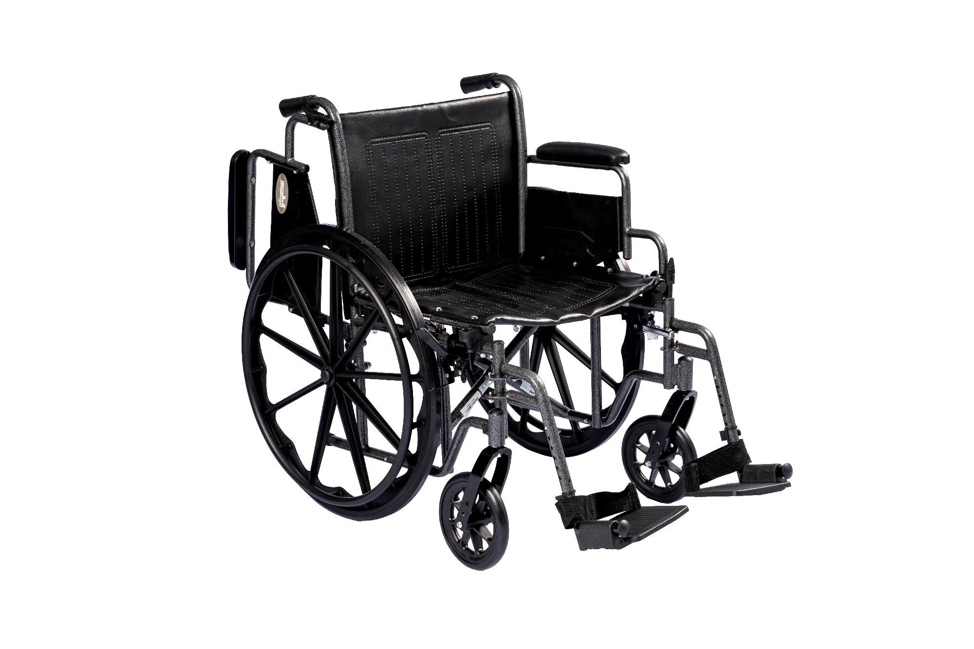 Compass Health ProBasics K2 Wheelchair with 20" x 16" Seat and Swing-Away Footrests