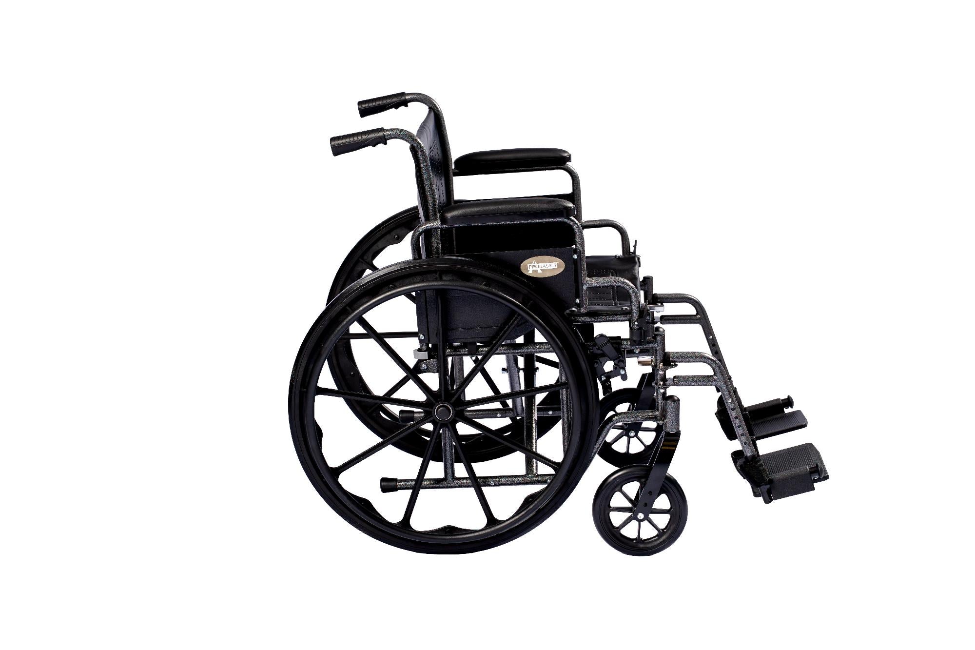 Compass Health ProBasics K2 Wheelchair with 20" x 16" Seat and Swing-Away Footrests