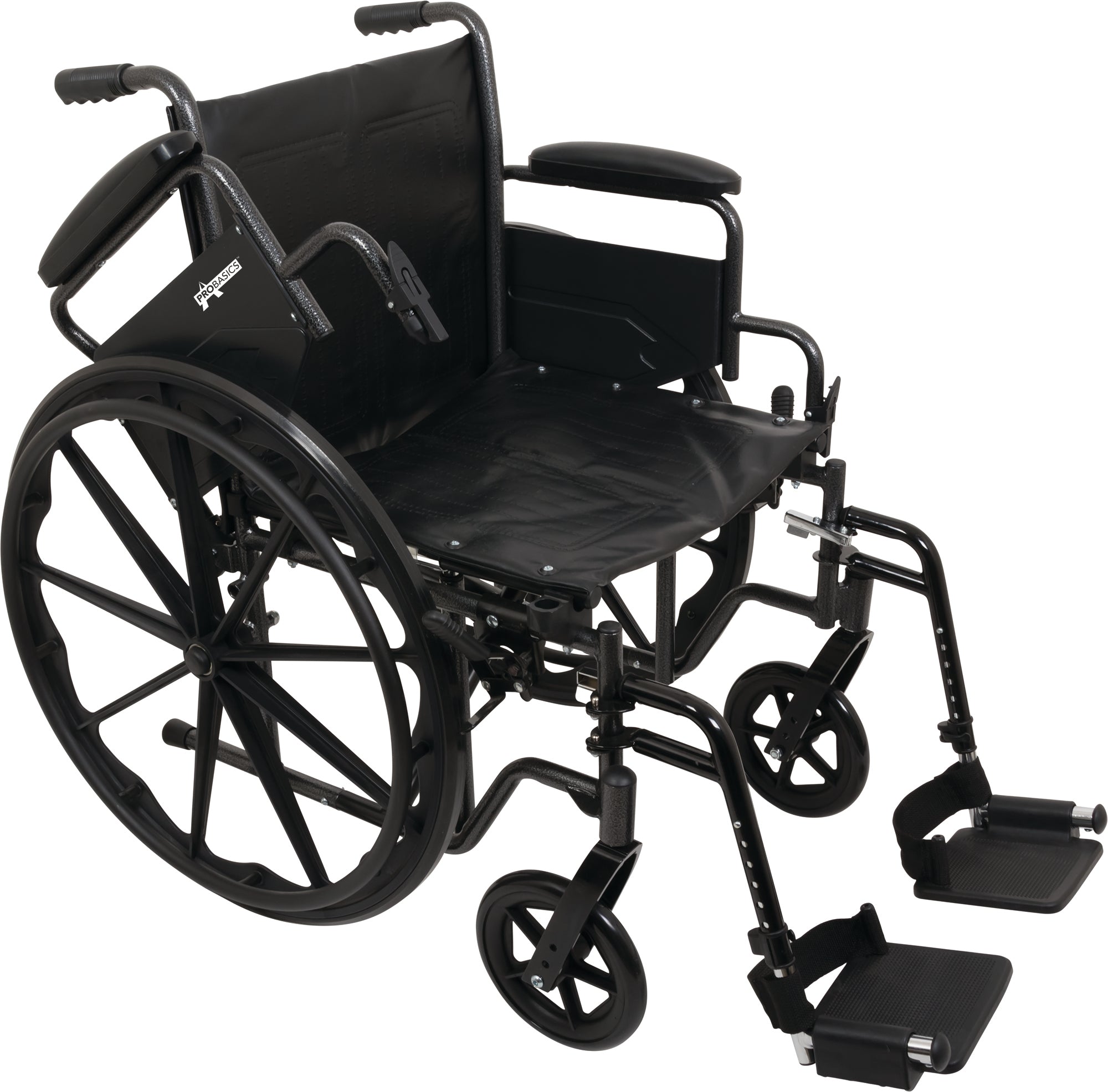 Compass Health ProBasics K2 Wheelchair with 16" x 16" Seat and Elevating Legrests