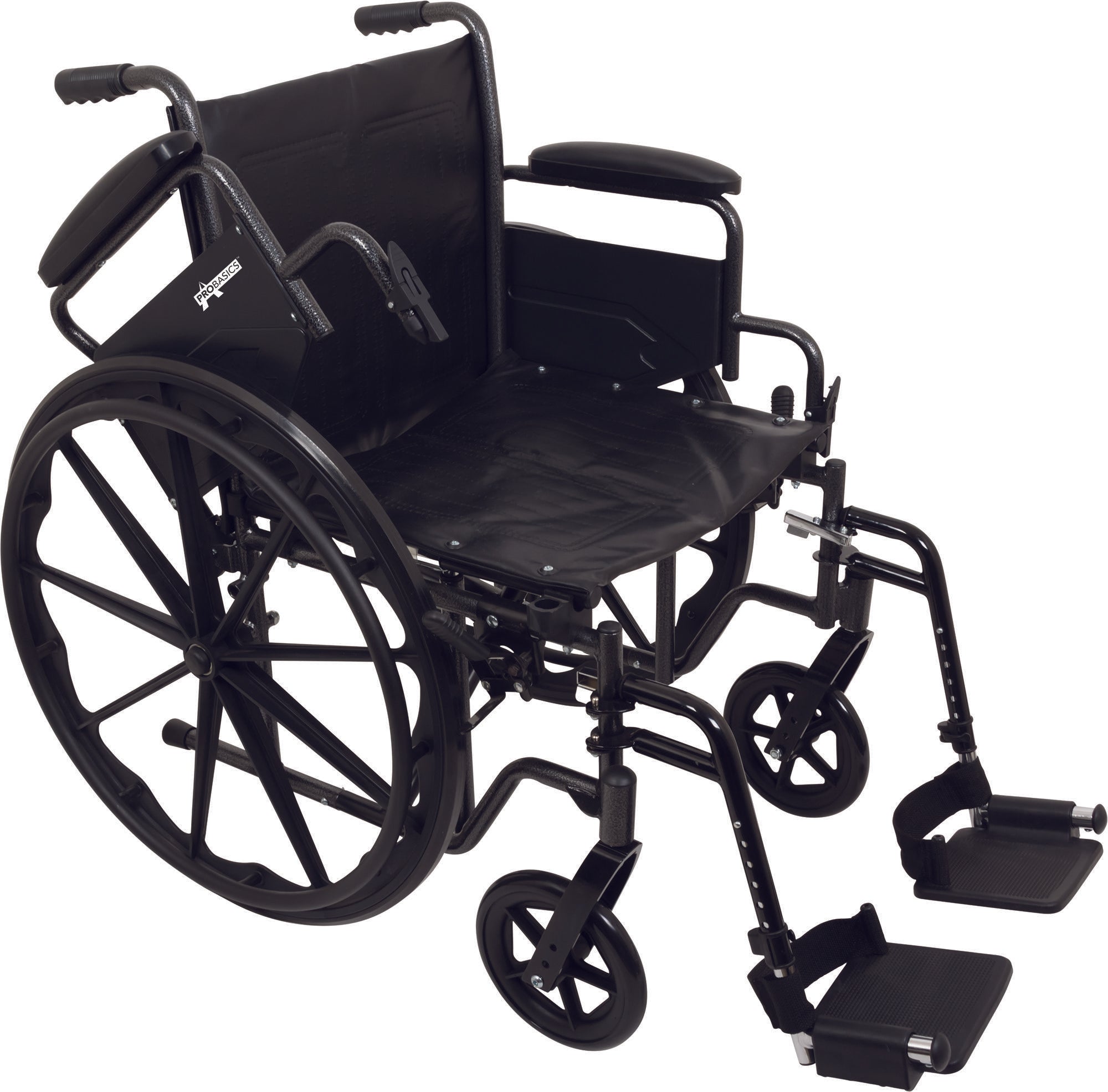 Compass Health ProBasics K2 Wheelchair with 18" x 16" Seat and Elevating Legrests