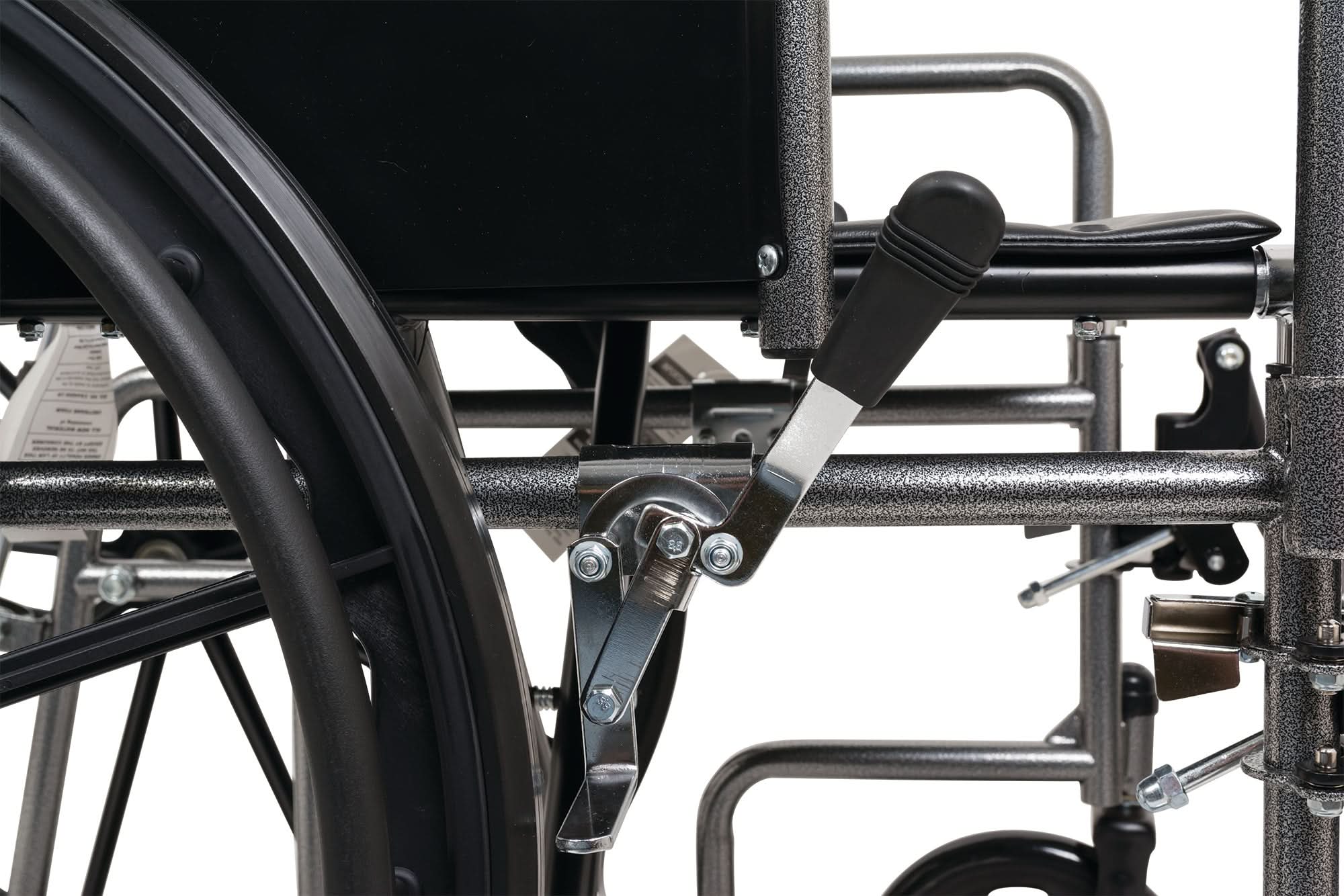 Compass Health ProBasics Reclining Wheelchair, 18" x 17", Removable Desk Arms &