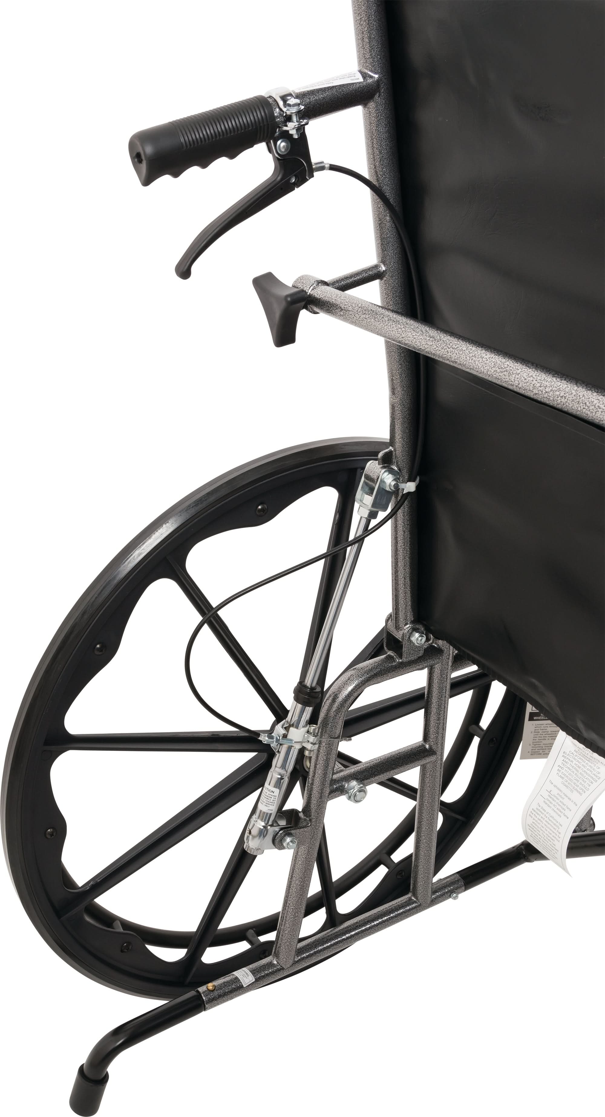 Compass Health ProBasics Reclining Wheelchair, 18" x 17", Removable Desk Arms &