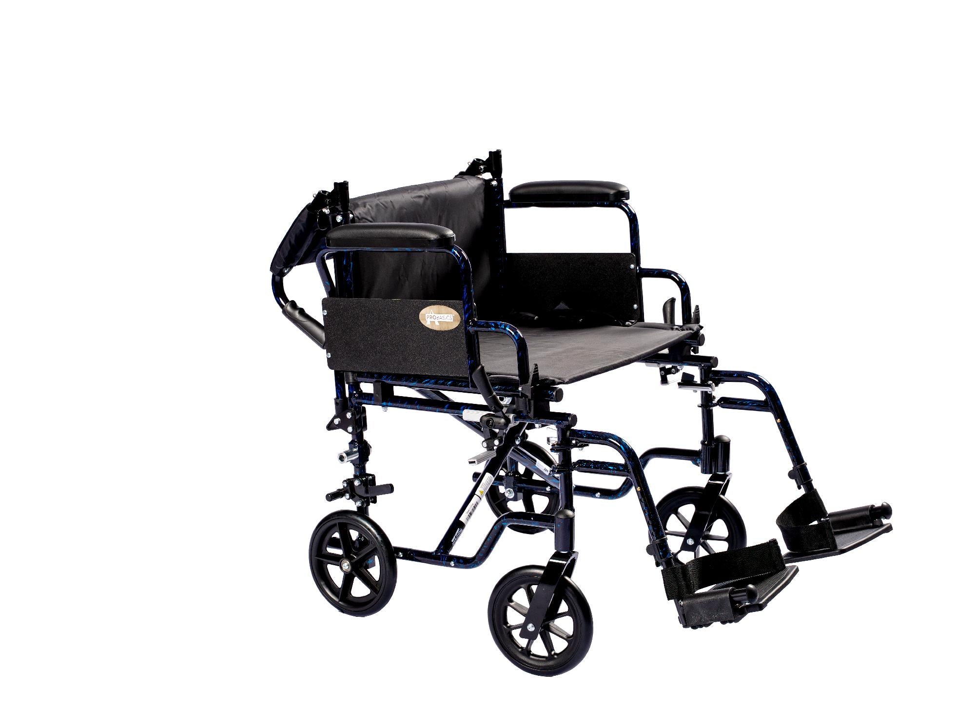 Compass Health ProBasics K4 Transformer Wheelchair with 20" x 16" Seat, Flip-Back Desk Arms and Swing-Away Footrests