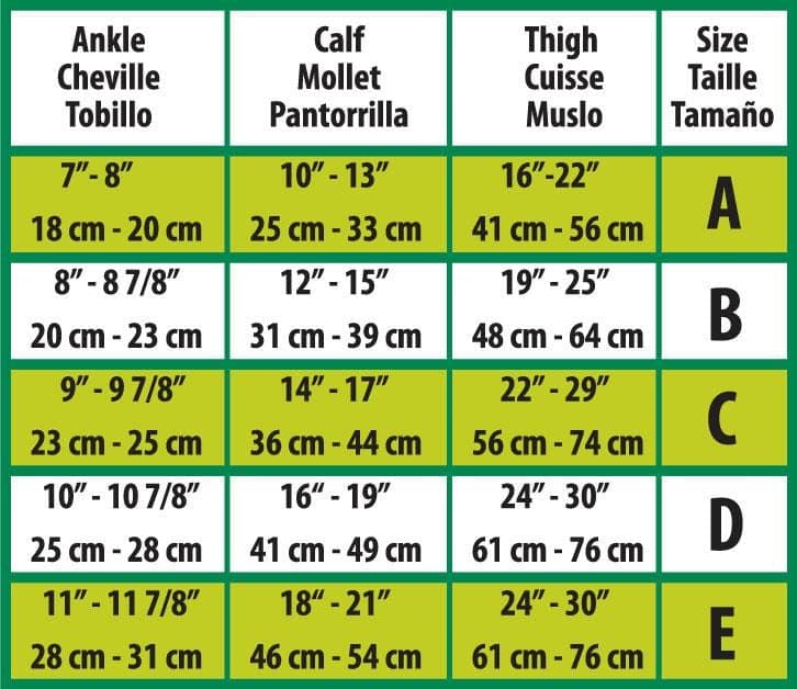 Medline Medline CURAD Thigh 20-30mmHg Compression Hosiery MDS1707EBH