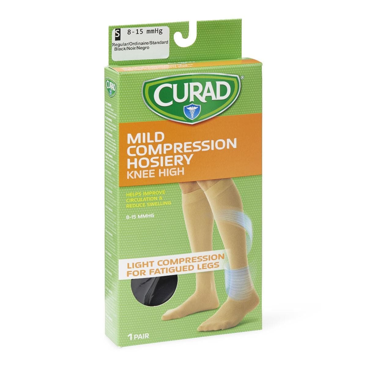 Medline Medline CURAD Knee 8-15mmHg Compression Hosiery MDS1713ABH