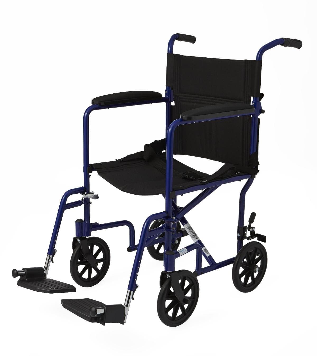 Medline Medline Basic Aluminum Transport Chair with 8" Wheels MDS808200ABE