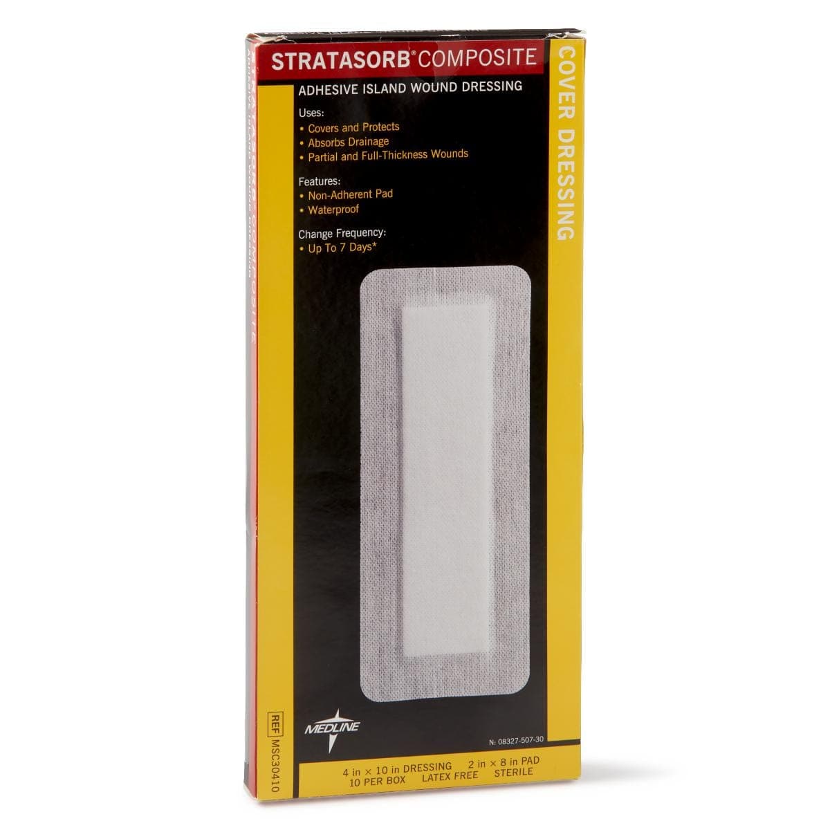 Medline Medline Stratasorb Waterproof Adhesive Island Wound Dressings MSC30410Z