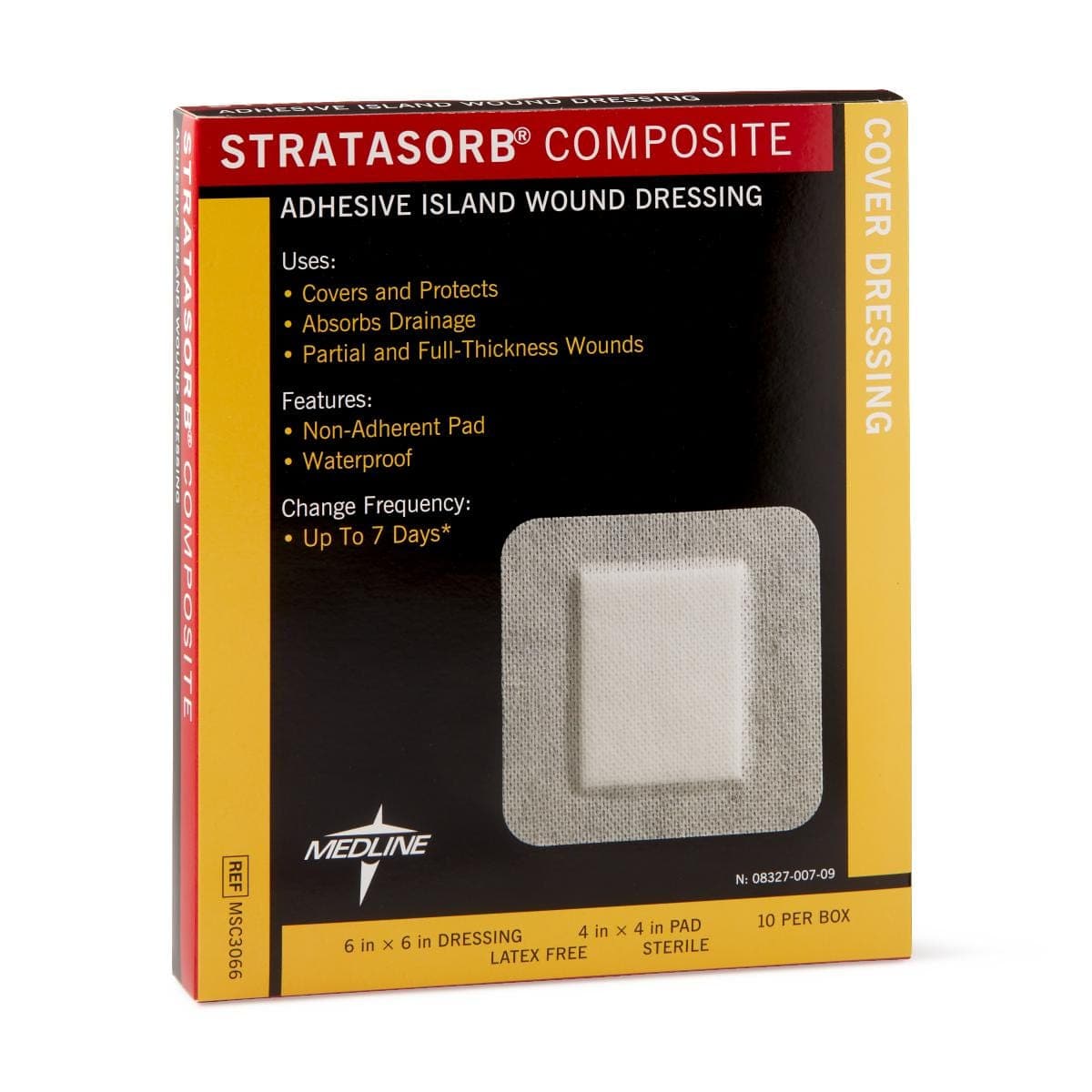 Medline Medline Stratasorb Waterproof Adhesive Island Wound Dressings MSC3066Z