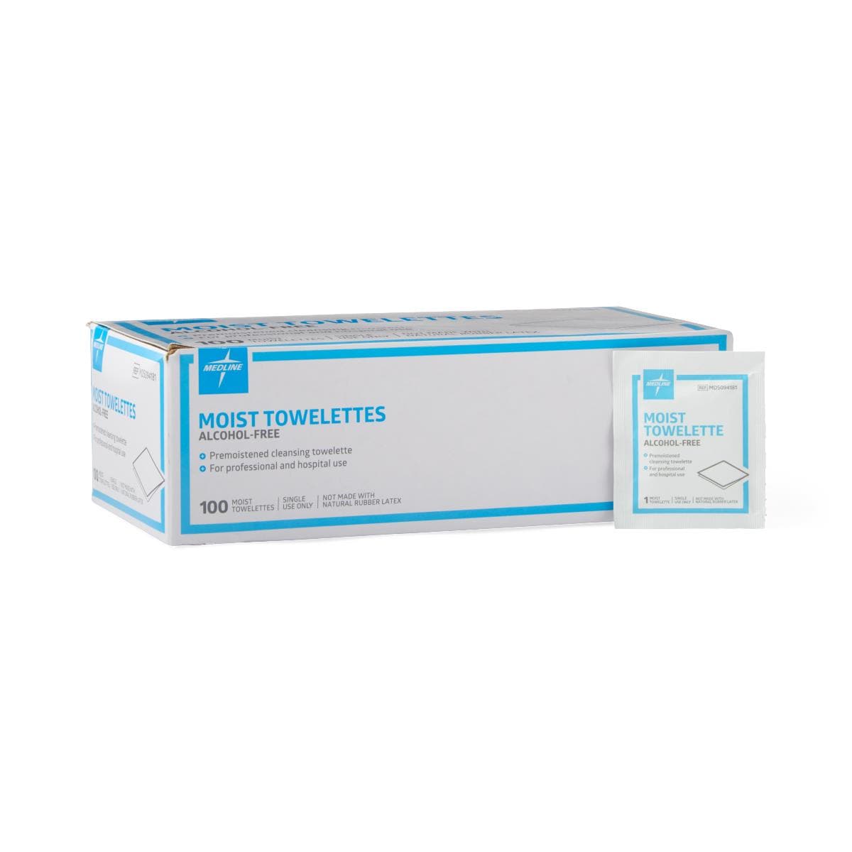 Medline Medline Alcohol-Free Moist Towelettes MDS094181H