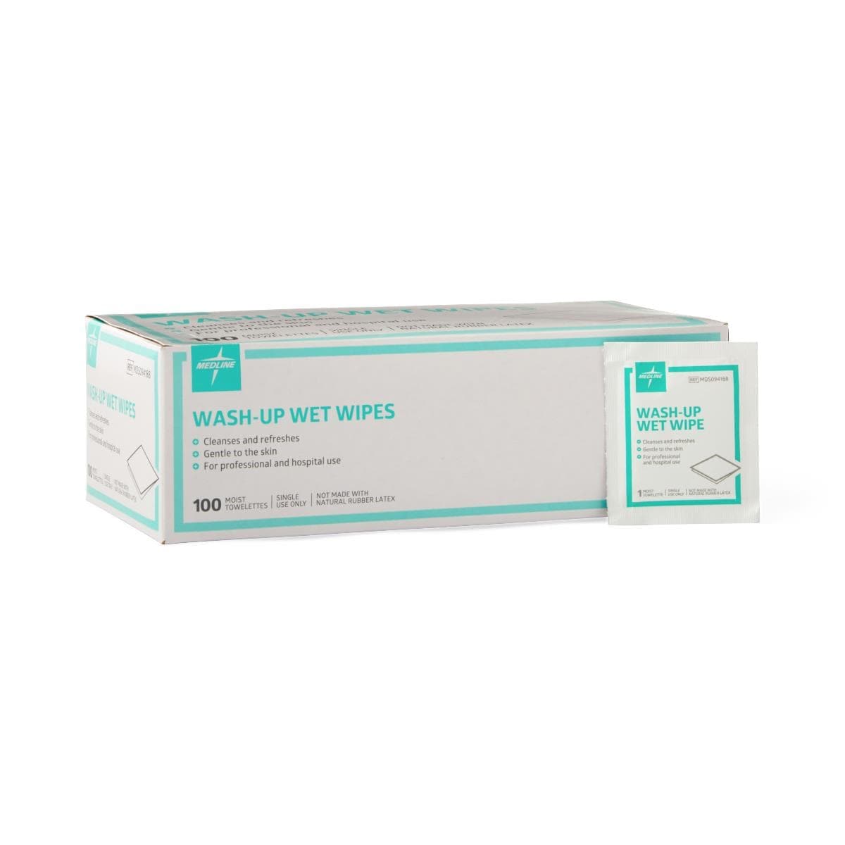 Medline Medline Wash-Up Wet Wipes MDS094188H