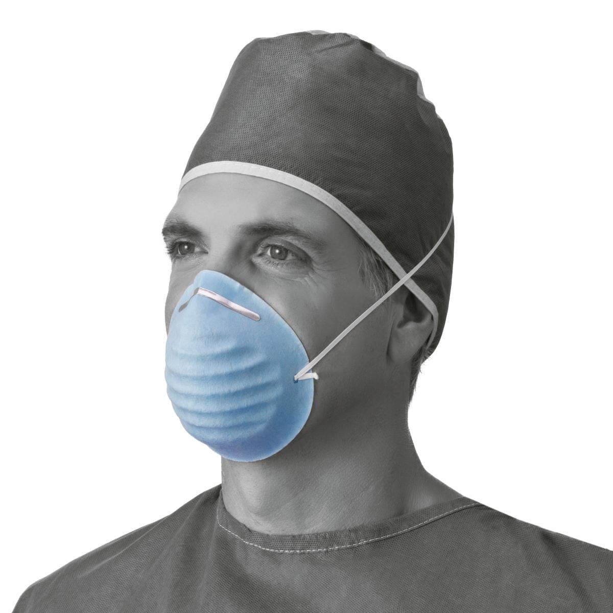 Medline Medline Cone-Style Face Masks with Band NON27381Z