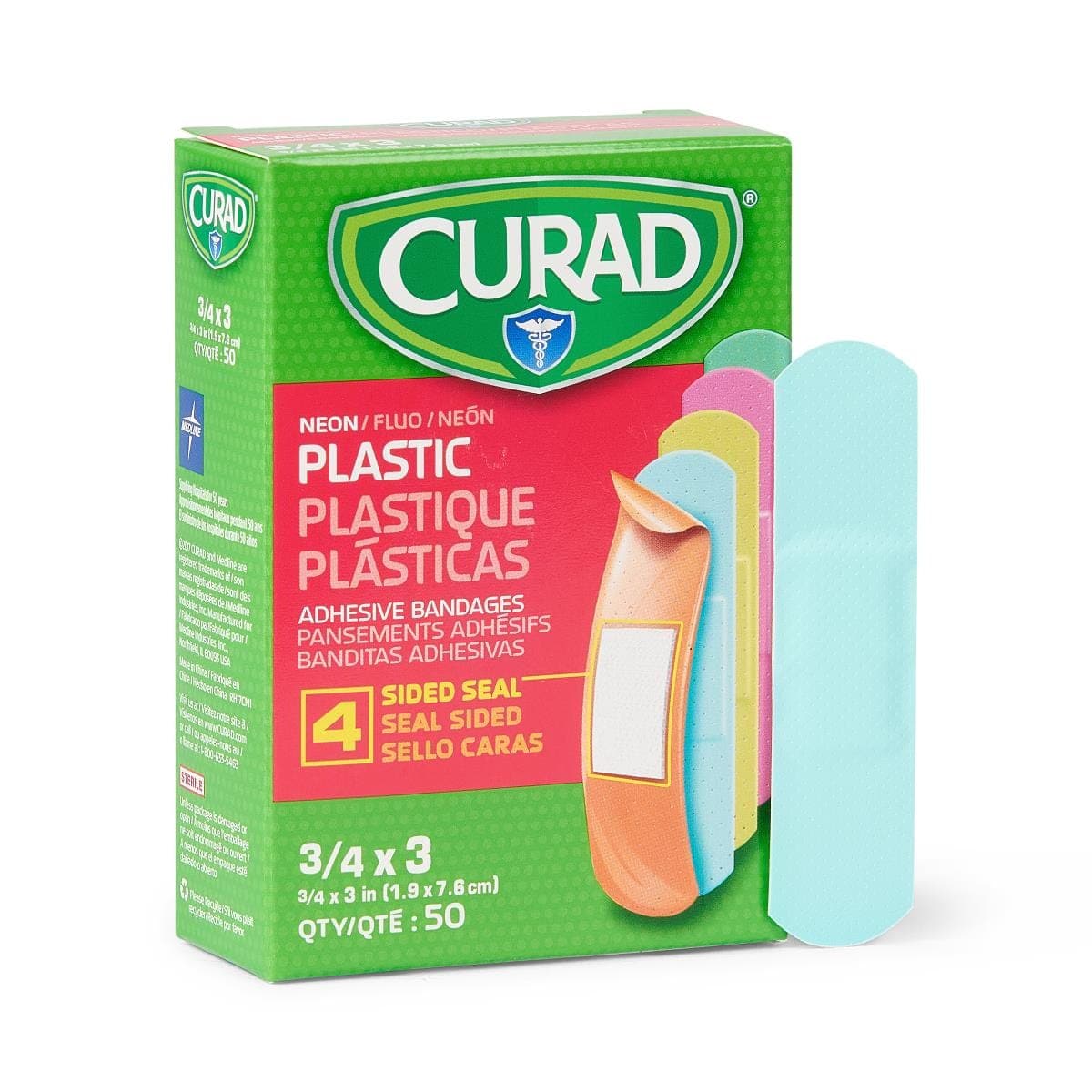 Medline Medline CURAD Neon Adhesive Bandages NON256131Z