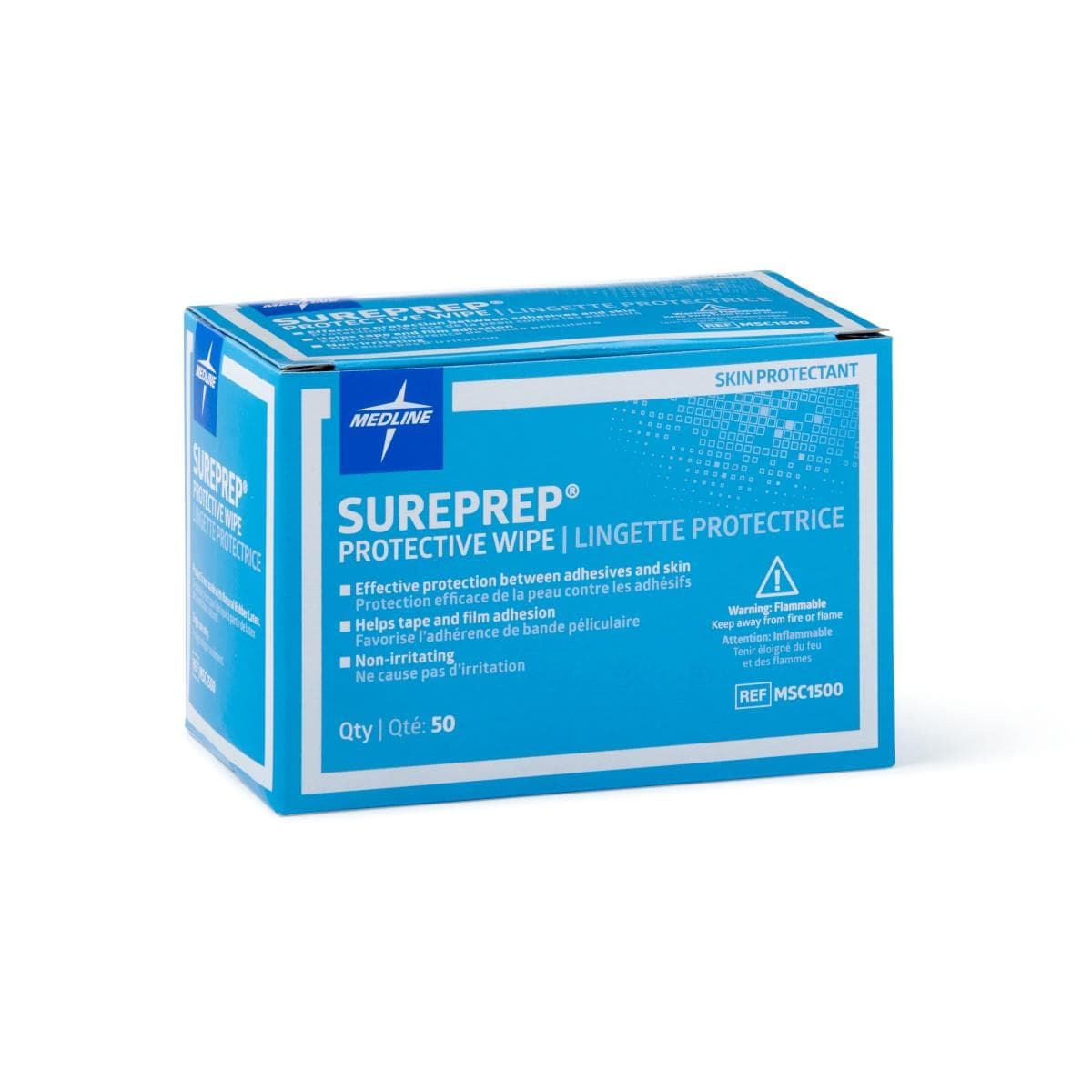 Medline Medline SurePrep Skin Protectant Wipe MSC1500Z