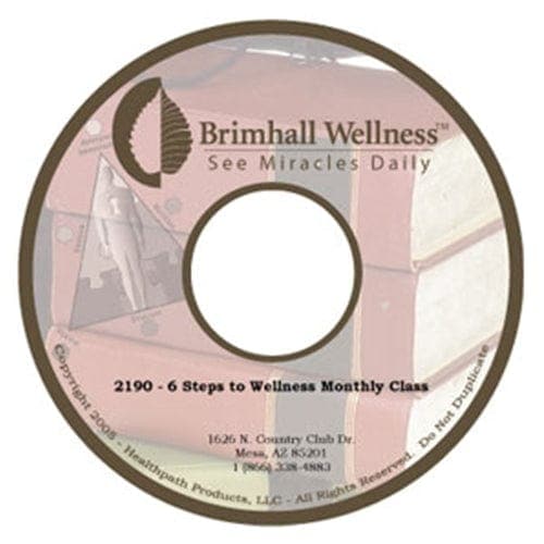 Brimhall Brimhall 6 Steps to Wellness Monthly Class DVD brimhall41