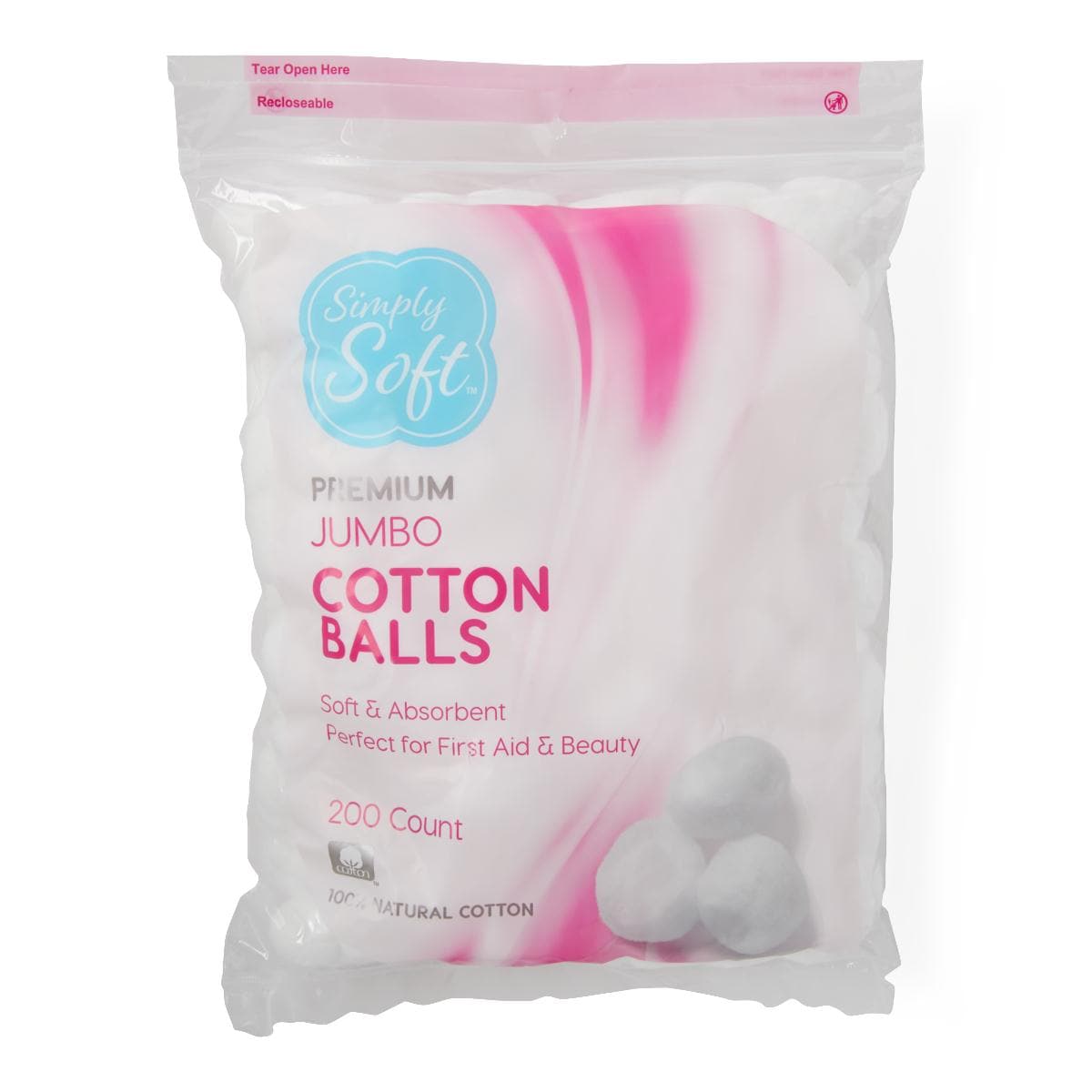 Medline Medline Simply Soft Premium Jumbo Cotton Balls RSS10003