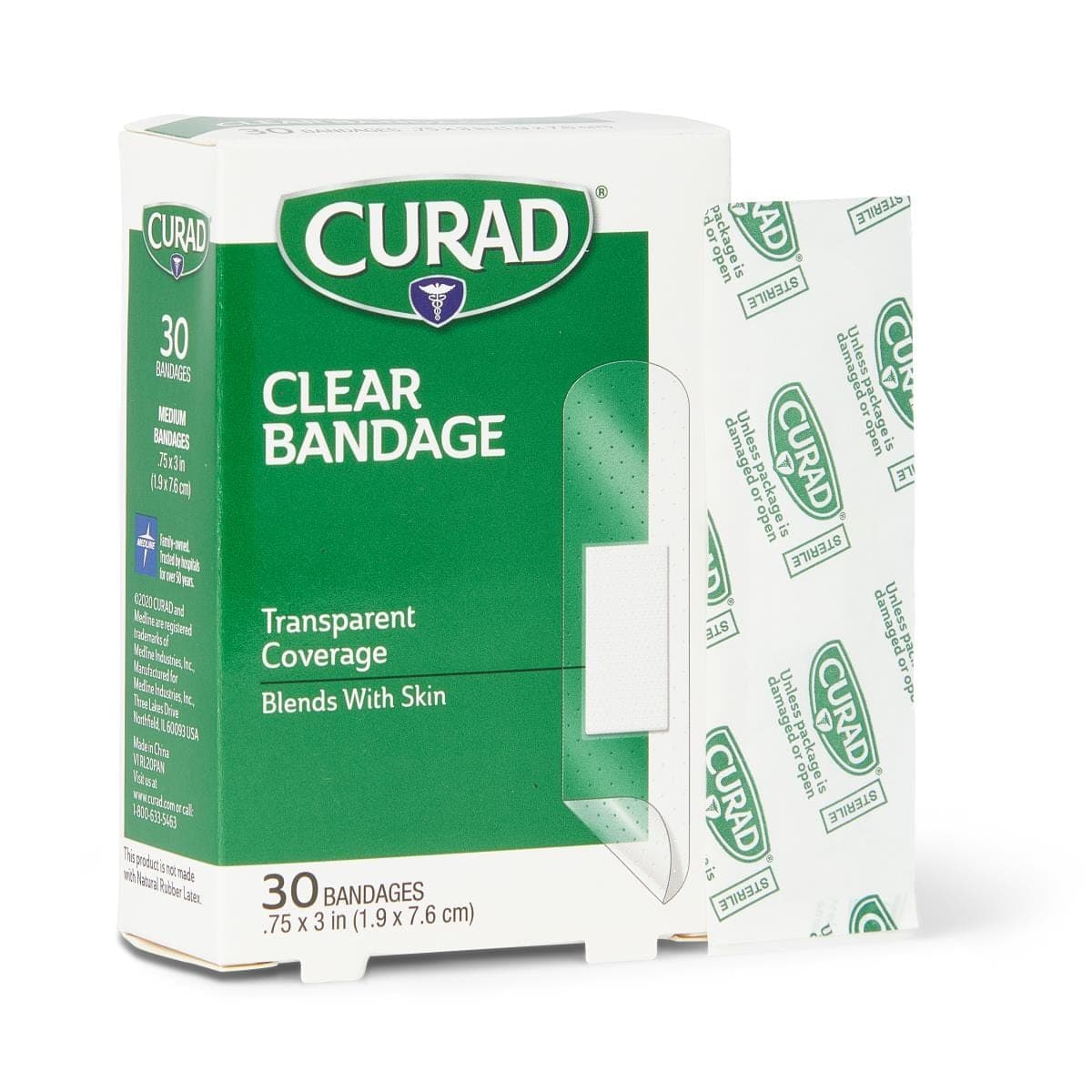 Medline Medline CURAD Clear Adhesive Bandages CUR44010RB