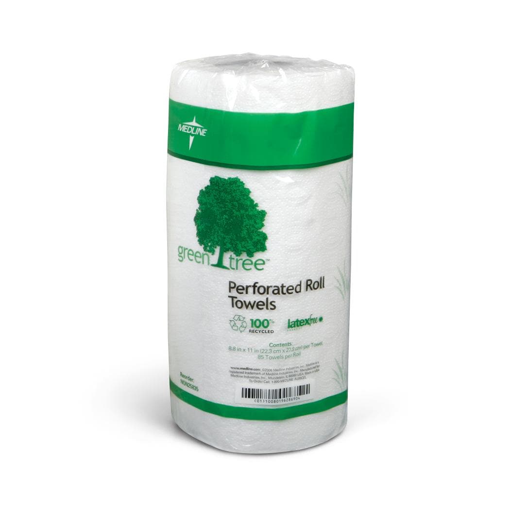 Medline Medline Green Tree Perforated Paper Towel Roll NON26835