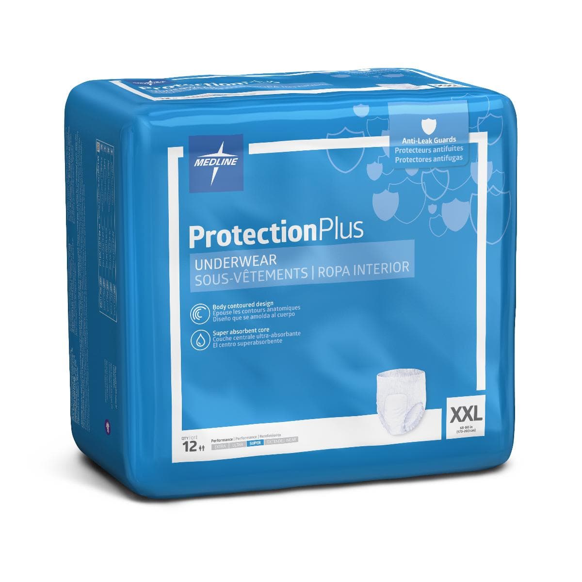 Medline Medline Protection Plus Superabsorbent Adult Underwear MSC33700