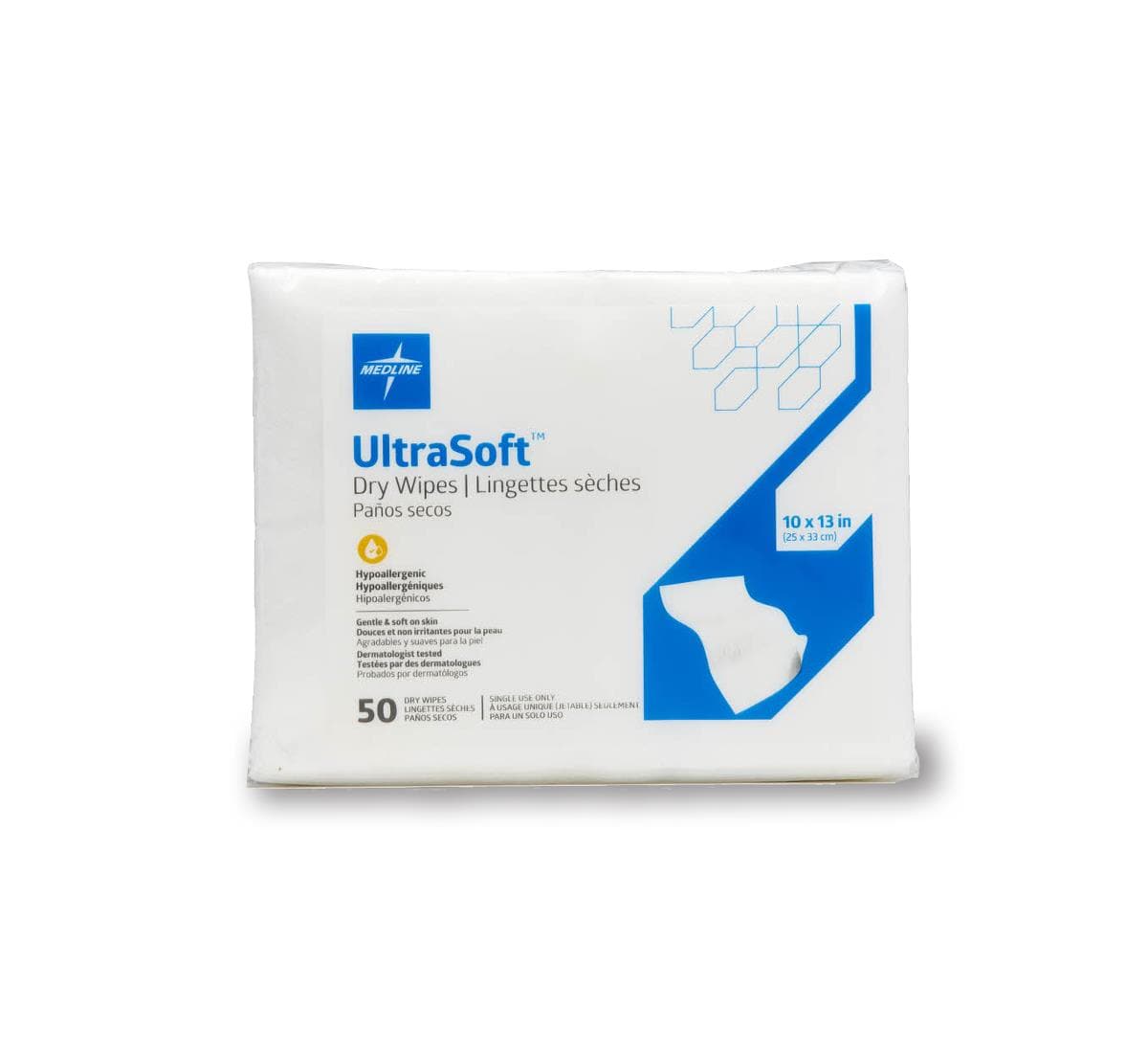 Medline Medline Ultrasoft Disposable Dry Cleansing Cloths ULTRASOFT1013