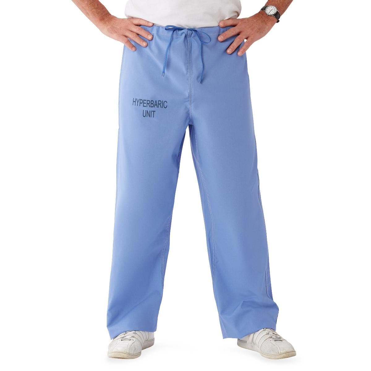 Medline Medline Unisex 100% Cotton Reversible Hyperbaric Drawstring Scrub Pants 659MHSXXL-CM