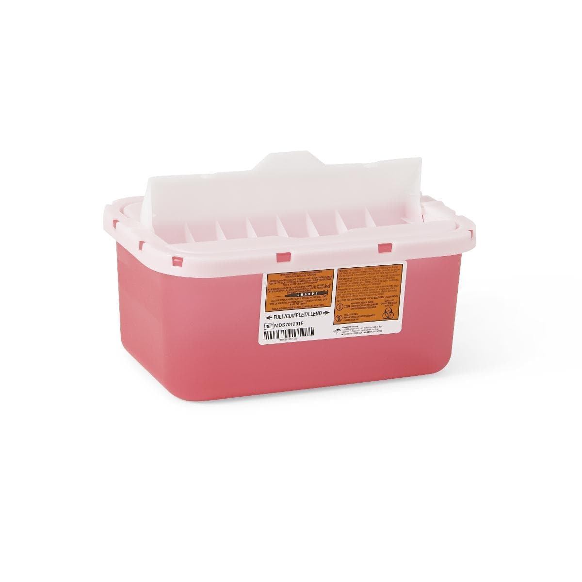 Medline Medline Biohazard Patient Room Sharps Disposal Containers MDS701201F