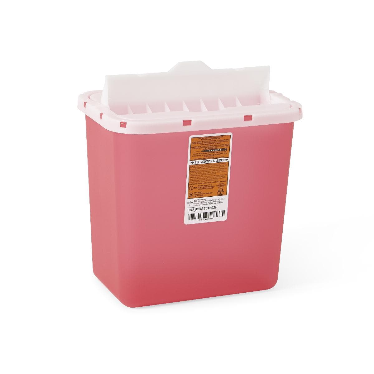 Medline Medline Biohazard Patient Room Sharps Disposal Containers MDS701202F