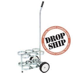 Compass Health Compass Health D/E Cylinder Cart, 6 Cylinder Capacity 1100-1923