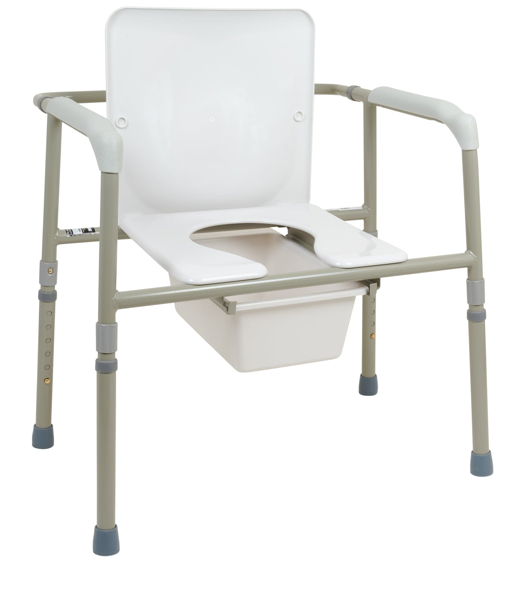 Compass Health Compass Health ProBasics Bariatric Three-in-One Commode, 450lb Weight Capacity BSB31C
